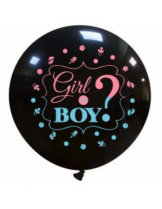 PALLONE LATTICE MONGOLFIERA 36" GIRL OR BOY? 88CM - L'Officina