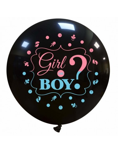 PALLONE LATTICE MONGOLFIERA 36" GIRL OR BOY? 88CM - L'Officina