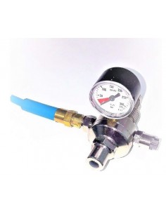 EROGATORE RIDUTTORE DI PRESSIONE GAS ELIO CON MANOMETRO -
