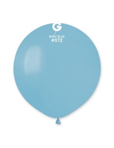PALLONE LATTICE 19" 48CM CELESTE BABY PZ. 1