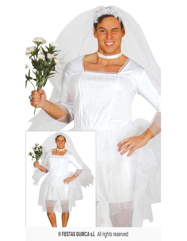 COSTUME UOMO SPOSA TG. L 50-52 - L'Officina delle feste