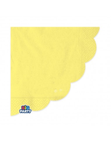 16 TOVAGLIOLI 33X33 WAVY SMERLO GIALLO PASTELLO - L'Officina