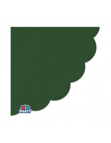 16 TOVAGLIOLI 33X33 WAVY SMERLO VERDE FORESTA - L'Officina
