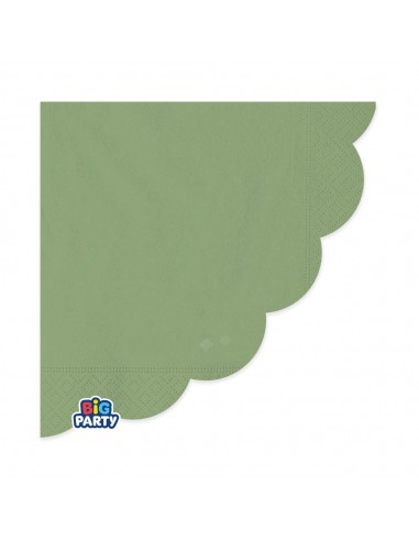 16 TOVAGLIOLI 33X33 WAVY SMERLO VERDE SALVIA PASTELLO -