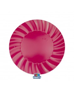 6 PIATTI CARTA 20CM WAVY FUCSIA - L'Officina delle feste