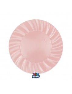 6 PIATTI CARTA 20CM WAVY ROSA BABY - L'Officina delle feste