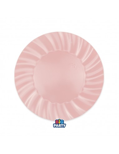 6 PIATTI CARTA 20CM WAVY ROSA BABY - L'Officina delle feste