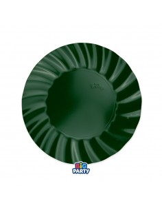 6 PIATTI CARTA 20CM WAVY VERDE FORESTA - L'Officina delle feste