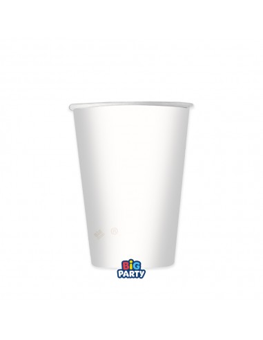 6 BICCHIERI CARTA 250CC WAVY BIANCO