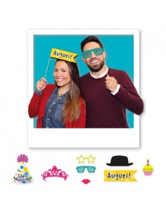 8 MAXI PHOTO BOOTH CM.20 BUON COMPLEANNO