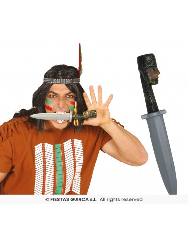 COLTELLO IN PLASTICA INDIO 30 CMS.