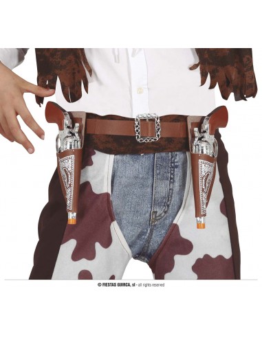 CARTUCCERA DOPPIA CON PISTOLE DI 20 CM - L'Officina delle feste