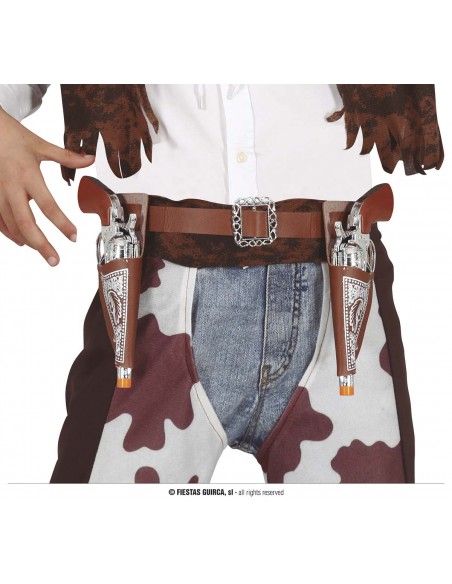 CARTUCCERA DOPPIA CON PISTOLE DI 20 CM - L'Officina delle feste