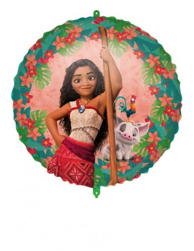 PALLONE MYLAR 18" VAIANA OCEANIA II 45CM - L'Officina delle