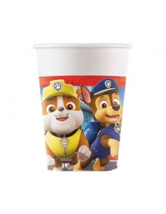 BICCHIERE CARTA 200ML RESCUE HEROES PAW PATROL 8PZ - L'Officina