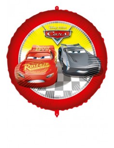 PALLONE MYLAR 18"/45CM CARS CON FILO E PESETTO