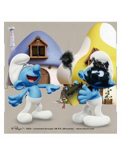 20 TOVAGLIOLI 33X33CM PUFFI - L'Officina delle feste