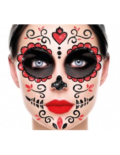 DECORO VISO CATRINA GLITTER - L'Officina delle feste