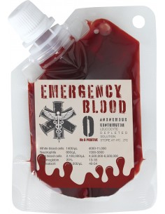 SACCA DI SANGUE 12X8CM - L'Officina delle feste