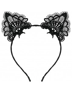 CERCHIETTO RICAMATO GATTINA - L'Officina delle feste