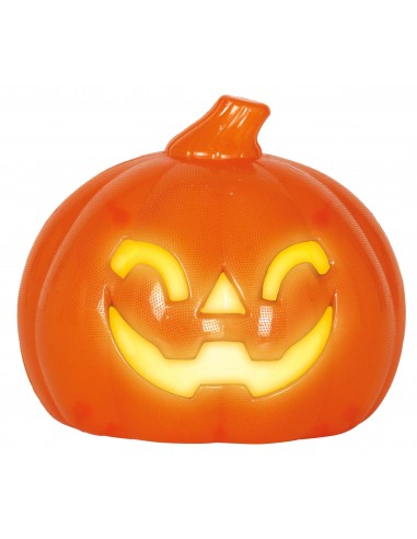 ZUCCA IN PLASTICA CON LUCE 10 CM