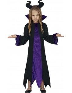COSTUME BIMBA  DEVIL FAIRY 5 6 ANNI