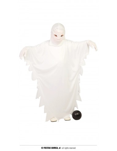 COSTUME FANTASMA BIMBO 7-9 ANNI