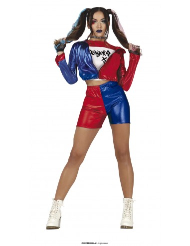 COSTUME RAGAZZA PERICOLOSA DONNA TG.M 40 - 42