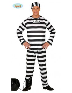 COSTUME CARCERATO TG.S 46 - 48