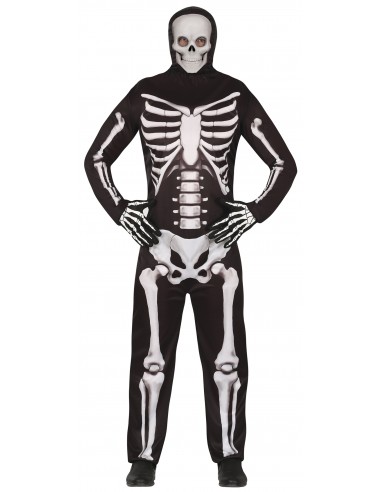 COSTUME SCHELETRO UOMO TG. L 50 - 54