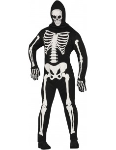 COSTUME SCHELETRO UOMO TG. M 48 - 50