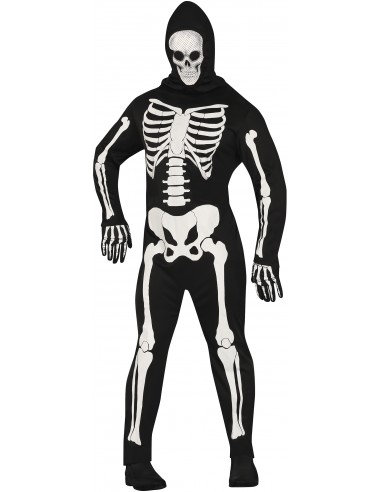 COSTUME SCHELETRO UOMO TG. M 48 - 50