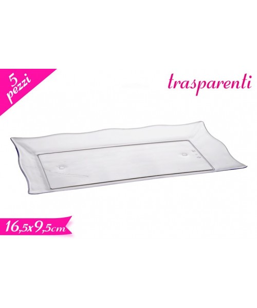 VASSOIO IN PLASTICA 5PZ