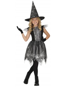 COSTUME STREGA RAGNATELA BIMBA 10 - 12 ANNI