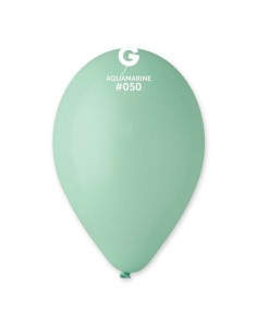 PALLONI LATTICE 12" PZ.50 ACQUAMARINA 30CM
