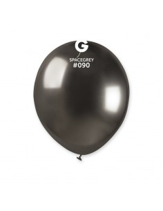 PALLONE LATTICE 5"/13CM SHINY SPACE GREY 100PZ - L'Officina