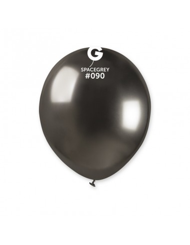 PALLONE LATTICE 5"/13CM SHINY SPACE GREY 100PZ - L'Officina