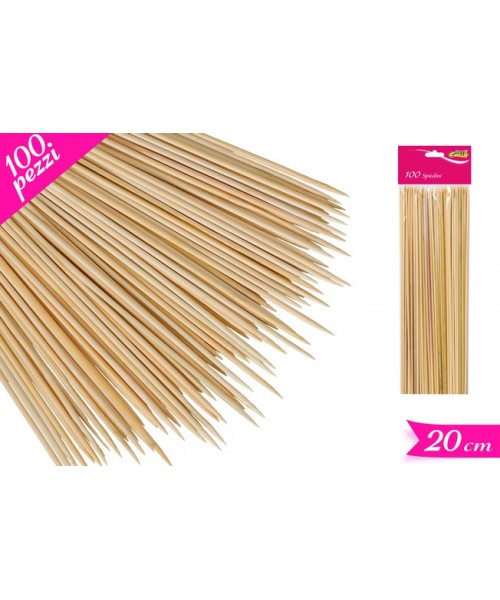 SPIEDINI BAMBOO 100PZ 20CM