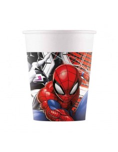 BICCHIERE CARTA 200ML SPIDERMAN WORLD OF WEB 8PZ