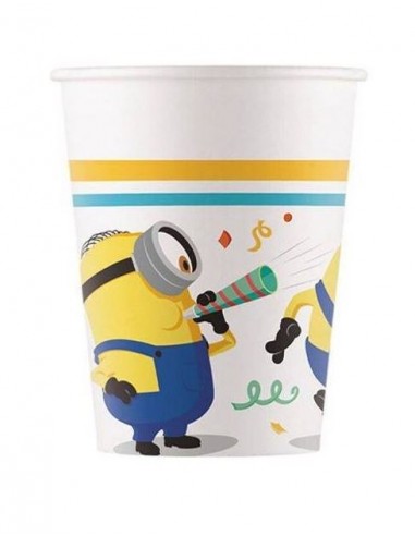 BICCHIERE CARTA MINIONS RISE OF GRU 200ML PZ. 8