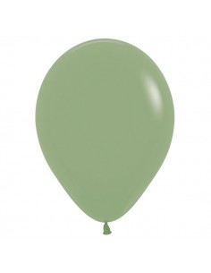 PALLONE LATTICE 12" VERDE EUCALIPTO (027)  30CM 50PZ