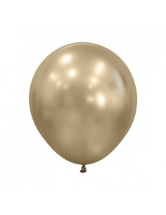 PALLONE LATTICE 18" SILK GOLD DUST (870)  45CM 25PZ