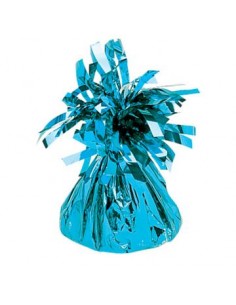 PESO PER PALLONCINI CIUFFO AZZURRO 170GR 6X11CM