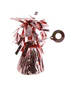 PESO PER PALLONCINI CIUFFO ROSE GOLD 170GR 6X11CM