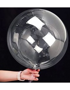 PALLONE 36" PVC TRASPARENTE S/VALVOLA