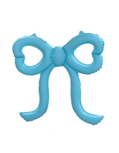 PALLONE MYLAR FIOCCO CELESTE 53X51CM