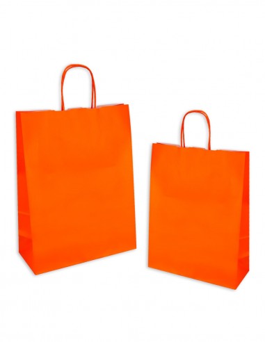 BUSTA SHOPPER JOLLY 14X9X21CM ARANCIO  25PZ