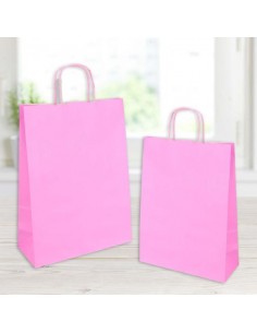 BUSTA SHOPPER JOLLY 14X9X21CM ROSA  25PZ