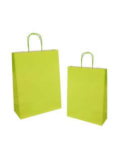 BUSTA SHOPPER JOLLY 18X8X24CM VERDE CHIARO  25PZ