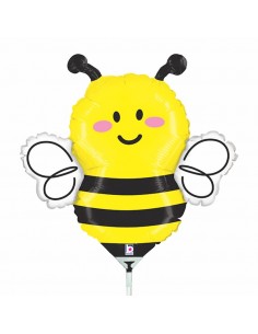 PALLONE MYLAR MINISHAPE 14" APE BEE 35CM - L'Officina delle